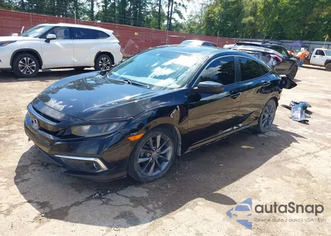 2019 Honda Civic Ex z USA, uszkodzony, nr VIN JHMFC1F31KX007928